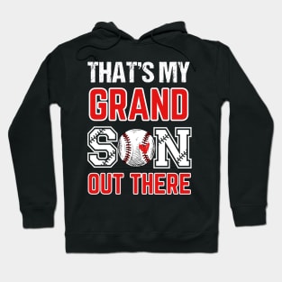 Women's Baseball Grandma That's My Grandsons Out There baseball mom Hoodie